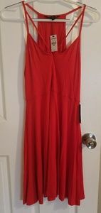 Express red strappy dress